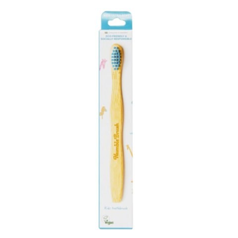 1pc yellow ultra soft bamboo toothbrush