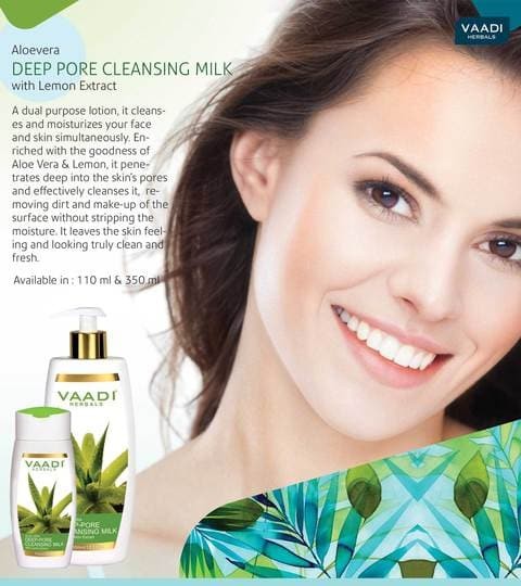 Aloe Vera Deep Pore Cleansing Milk - 350 ml