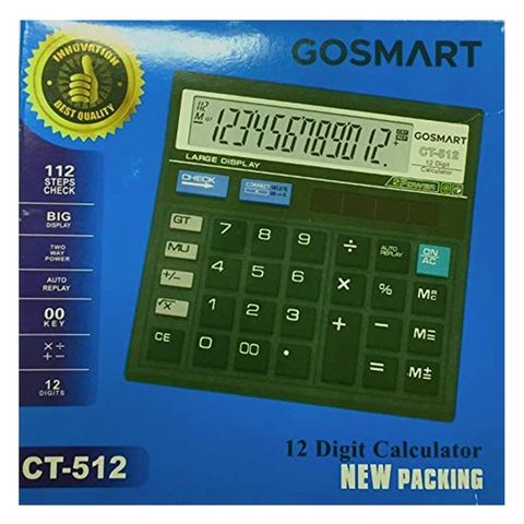 Gosmart Ct-512 Calculator, Perfect for Mathematical Calculations