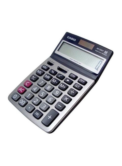 Casio Gray/Silver Practical Calculator