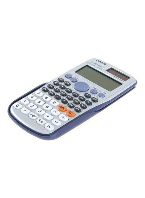 Casio 12 Digit Scientific Calculator Silver Purple Black