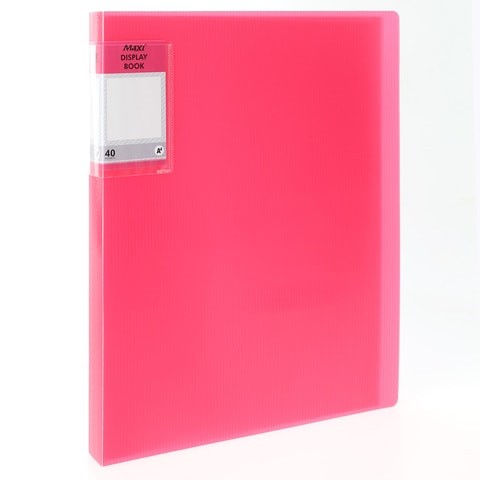 Maxi Colored Display Notebooks 40 Pieces