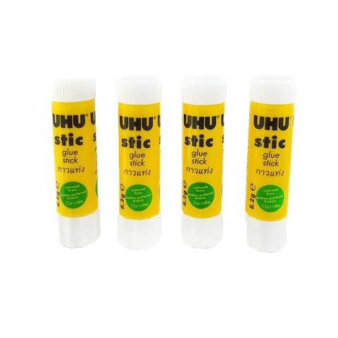 Yoho Glue Sticks Solvent Free , 4 Pieces + Cello Tape