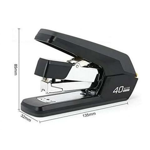 Aiwanto Stapler Desktop Stapler 40-Sheet Capacity Black