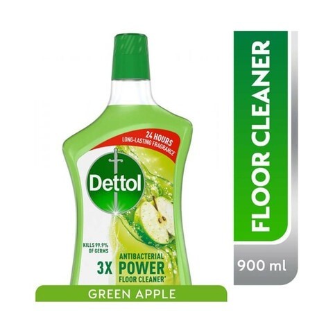 Dettol Power Floor Cleaner Green Apple 900ml
