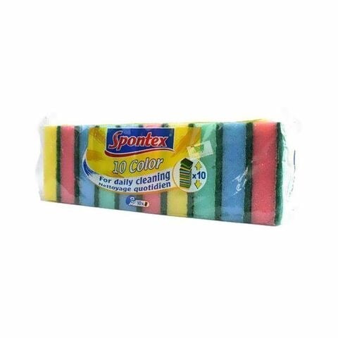 SPONTEX SPONGE SCOURERS 10 PCS