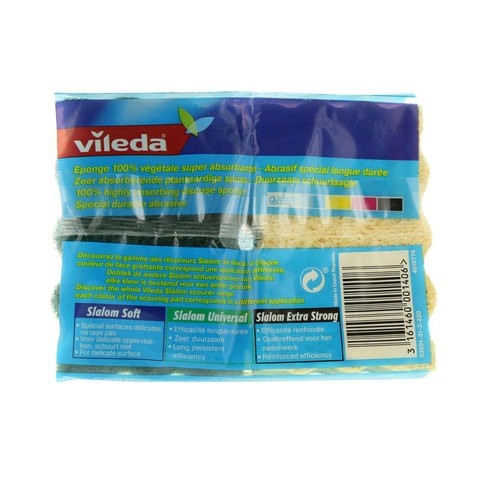 Vileda Universal Foam Dish Washing Sponge Medium