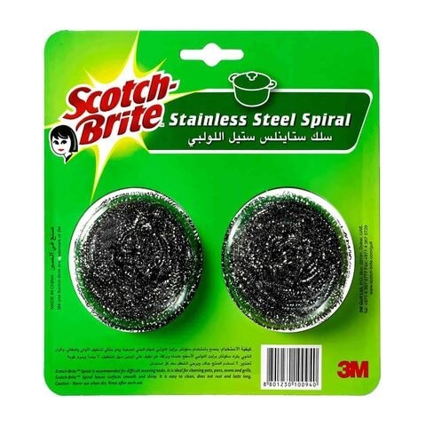 Scotch-Brite Stainless Steel Spiral x 2 Pieces