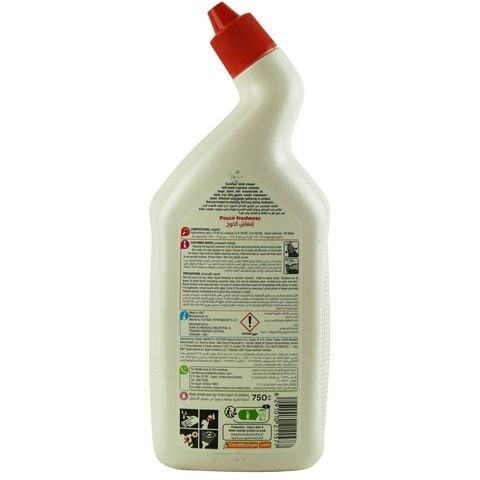  toilet cleaner with peach extract 750 ml