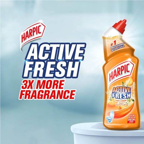 HARPIC WC LIQ CLNR PEACH 750ML