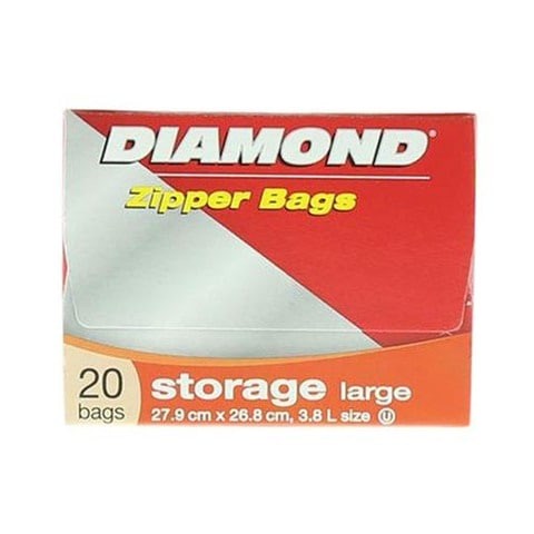 DIAMOND STORAGE BAGS LARGE 12X20S