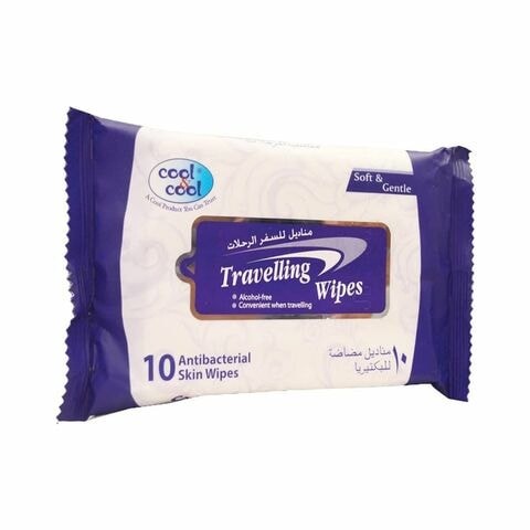 Cool & Cool Travel Wet Wipes 10 Pieces
