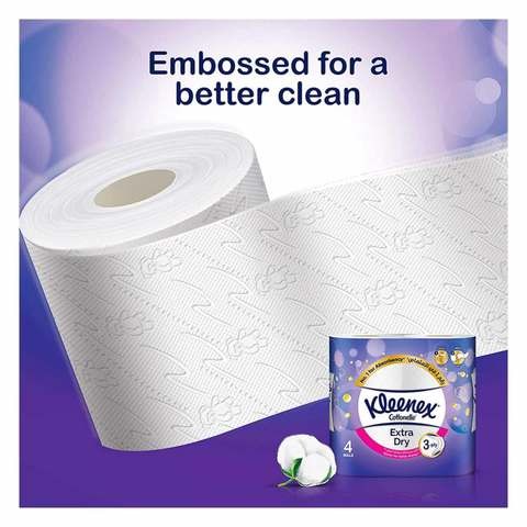 Pack of 4 Kleenex Dry Wipes 160 Sheets