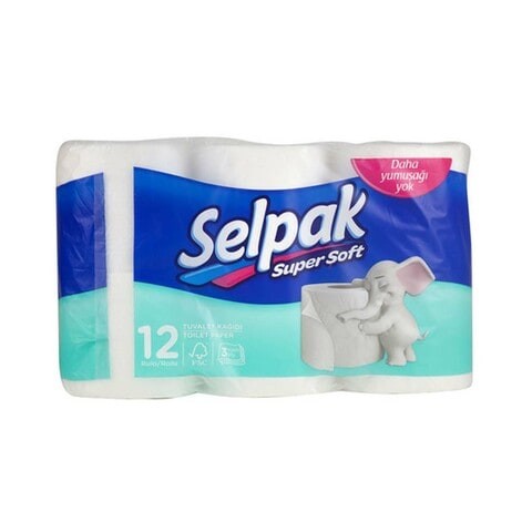 SELPAK BATHROOM REG 12 ROLL