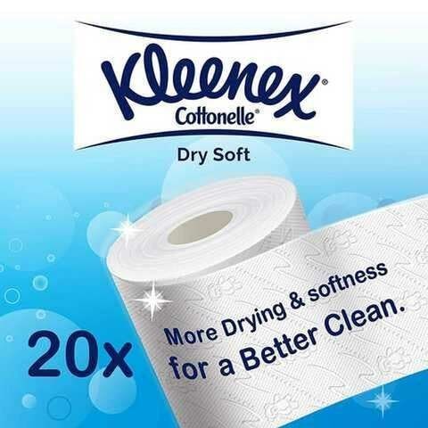 Kleenex Dry Soft Toilet Paper 8 Rolls