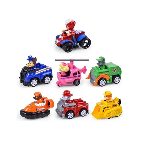 ALISSA-Patrol Toys Set Dog Puppy Patrol Rescue Car Action Figures Model Toy Chase Ryder سيارة سيارة لعبة طفل.