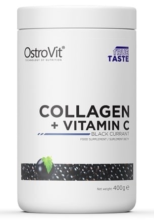 OstroVit كولاجين + فيتامين سي ، عنب أسود ، 400 جم