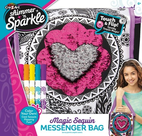 Shimmer N Sparkle Messenger Bag - Magic Sequin
