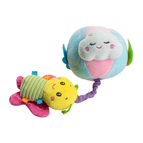 Hanging Plush Stuffed Soft Baby Rattle Toys