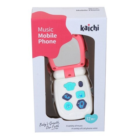 Educational Toy for Kids with Musical Mobile Phone for 12+ Months - Pink