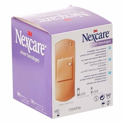 3M Nexcare Bandages 100 Strips