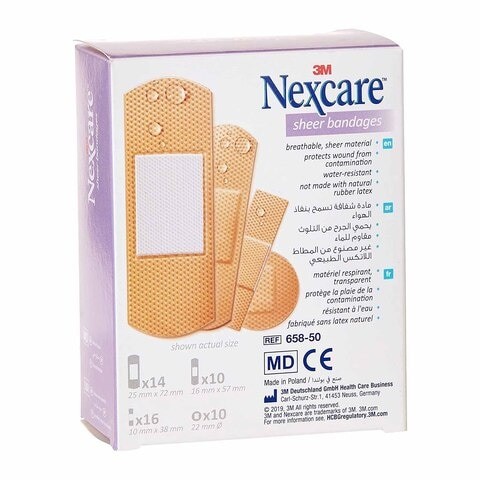 3M Nexcare Transparent Pads 50 Pieces