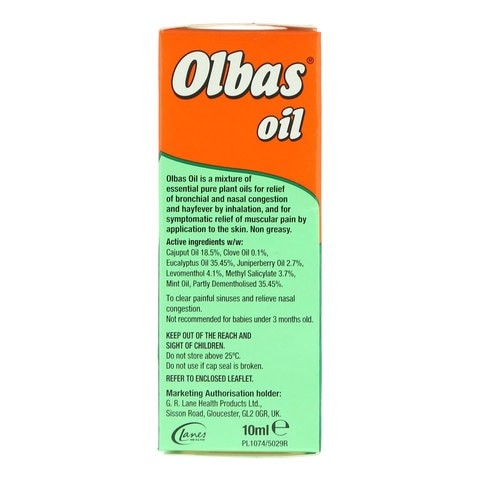 Olbas Oil Decongestant 10 ml