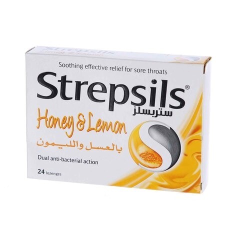 Strepsils Honey And Lemon 24 Tablets