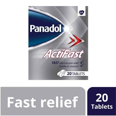 PANADOL ACTIFAST TABLETS 20'S