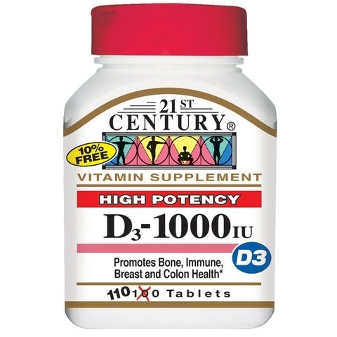Vitamin D Tablets 1000 IU 110