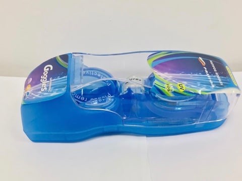 Anti-fog swimming goggles (blue)