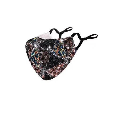 Reusable Fashion Sequin Mask