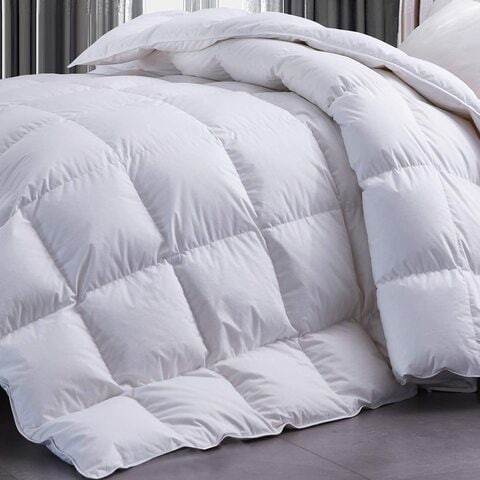 Maestro Duvet 1pc White 144TC Poly Cotton Size: King 240x260 cm