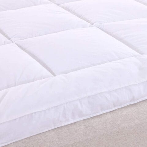 Maestro Cotton Down Proof Mattress Topper Queen 180x200 cm with piping