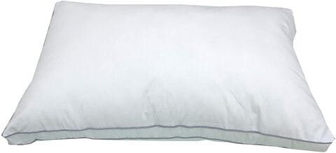 Maestro 1 Pc 233TC Cotton Down Proof Pillow Double Piping 50 x 75 + 4 cm White