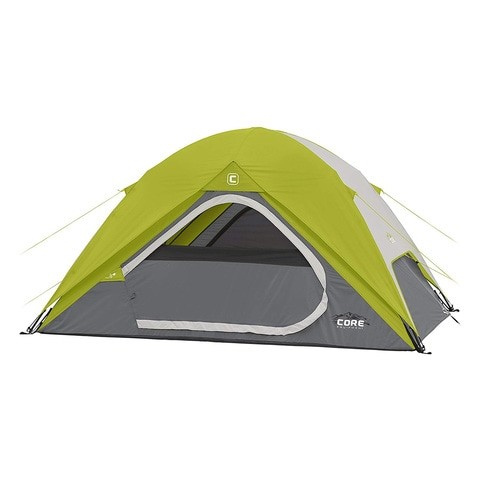 Core 4 Person Instant Tent The Core 4 Person Instant Tent features stress-free setup in 30 seconds