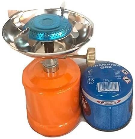 6-Piece Camping Gas Kit - Butane Gas Cartridge - 190 GM Propane Cartridge for Camping Stove ...