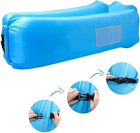 Aiwanto Inflatable Air Bed Sofa Outdoor Beach Camping Beach Bed Camping Sleeping Bag Couch Lounger Chair Sleeping Bag Air Chair for Traveling, Camping, Hiking and Beach Parties