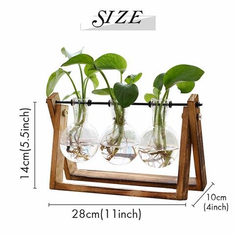 Aiwanto Plant Stand Glass Plant Stand Decoration for Home Office Plant Stand Water Plant Stand Gift