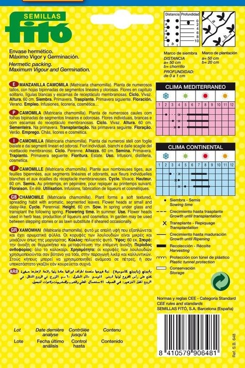 Phyto-648 Chamomile Tablets