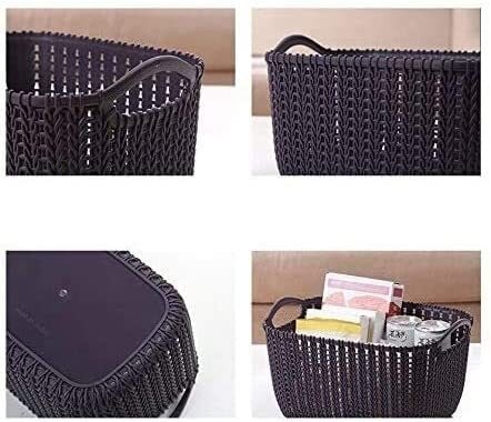 Aiwanto 3Pcs Kitchen Storage Box Storage Basket Containers Bathroom Storage Box Basket Fruits Vegetable Storage Basket