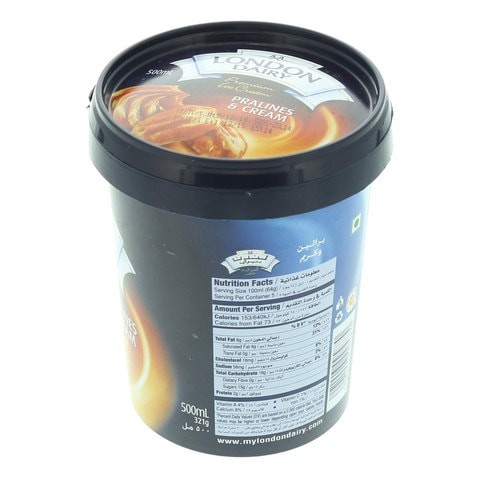 London Dairy Praline Ice Cream 500 ml