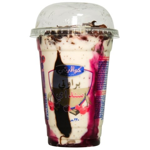 Quality Ice Cream Brownie Sundae 220 ml