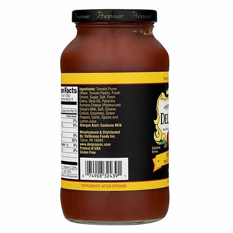 Delgrosso sauce without meat 737 g