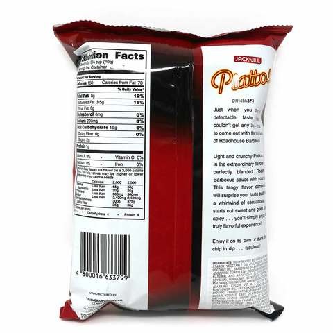 JACK & JILL PIATTOS ROAD.BBQ 85G