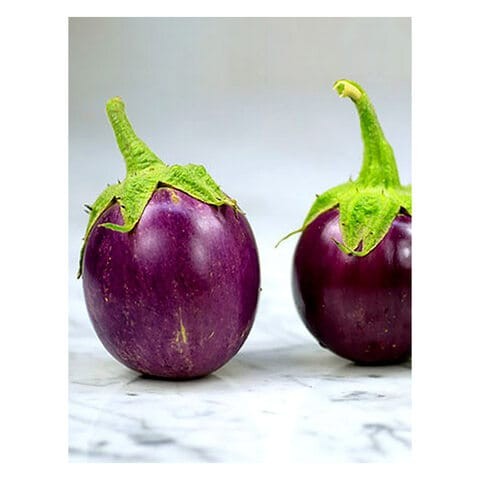 EGGPLANT PURPLE ROUND