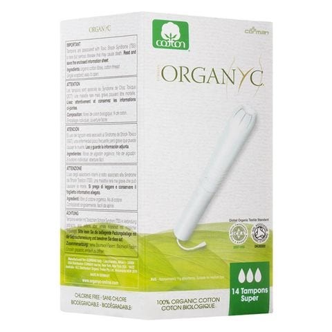 ORGANIC COTTON TAMPONS SUPER 14'S