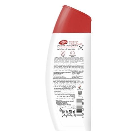 Lifebuoy Total Anti-Bacterial Body Wash 300ml x 10