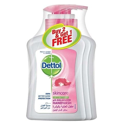 DETTOL HW SKIN CARE 200MLX2+1 FREE