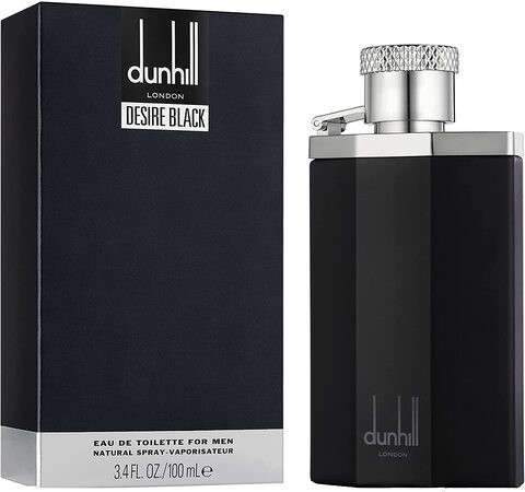 عطر ديزاير بلاك من دانهيل للرجال - أو دو تواليت - 100 مل